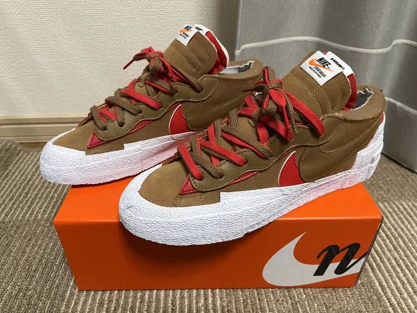 SACAI × NIKE BLAZER LOW "BRITISH TAN"