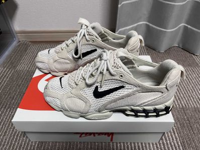 Stussy × Nike Air Zoom Spiridon CG 2 "Fossil/Black"