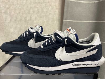Fragment × sacai × Nike LD Waffle "Blackended Blue"