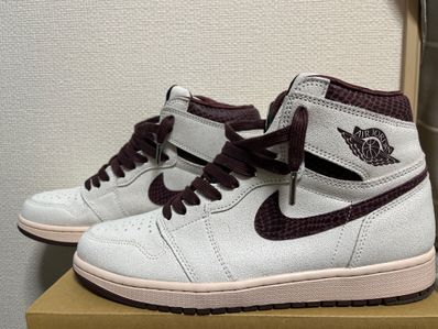 A Ma Maniere × Nike Air Jordan 1 Retro High OG "Sail and Burgundy"