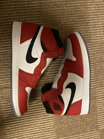 Spiderman × Nike Air Jordan 1 Origin Story "Gym Red/White/Photo Blue/Black"