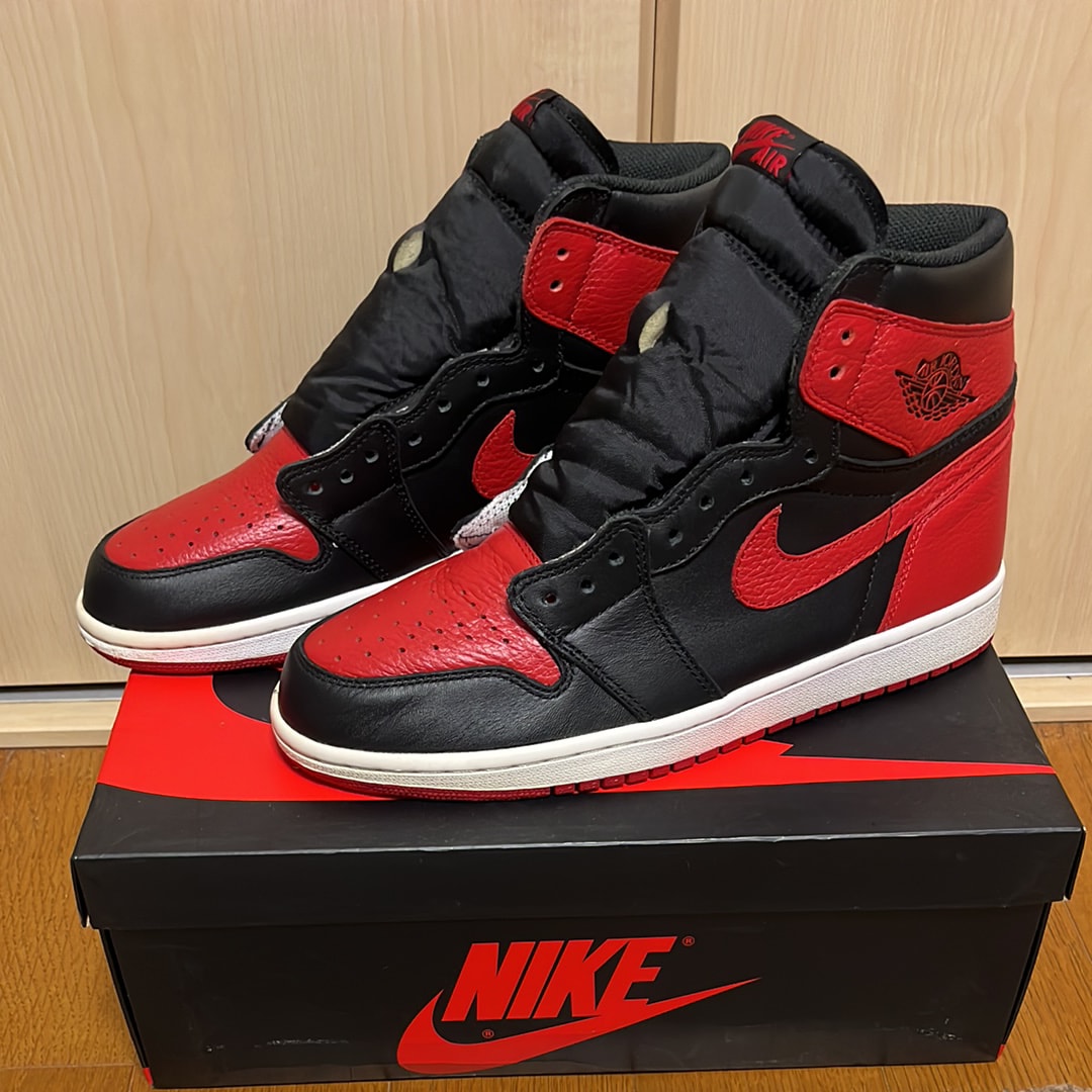 ナイキ エアジョーダン1 レトロ ハイ OG "ブレッド/バンド"