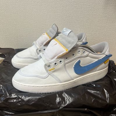 UNION × Nike Air Jordan 1 Low KO "White Canvas"