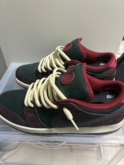 Riot Skateshop × Nike SB Dunk Low Pro QS "Mahogany and Team Red"