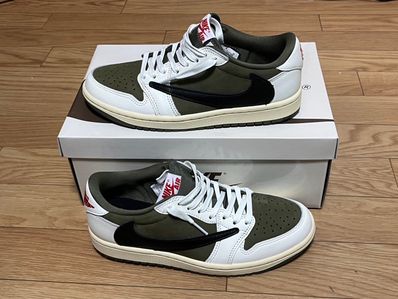Travis Scott × Nike Air Jordan 1 Low OG SP "Reverse Olive"