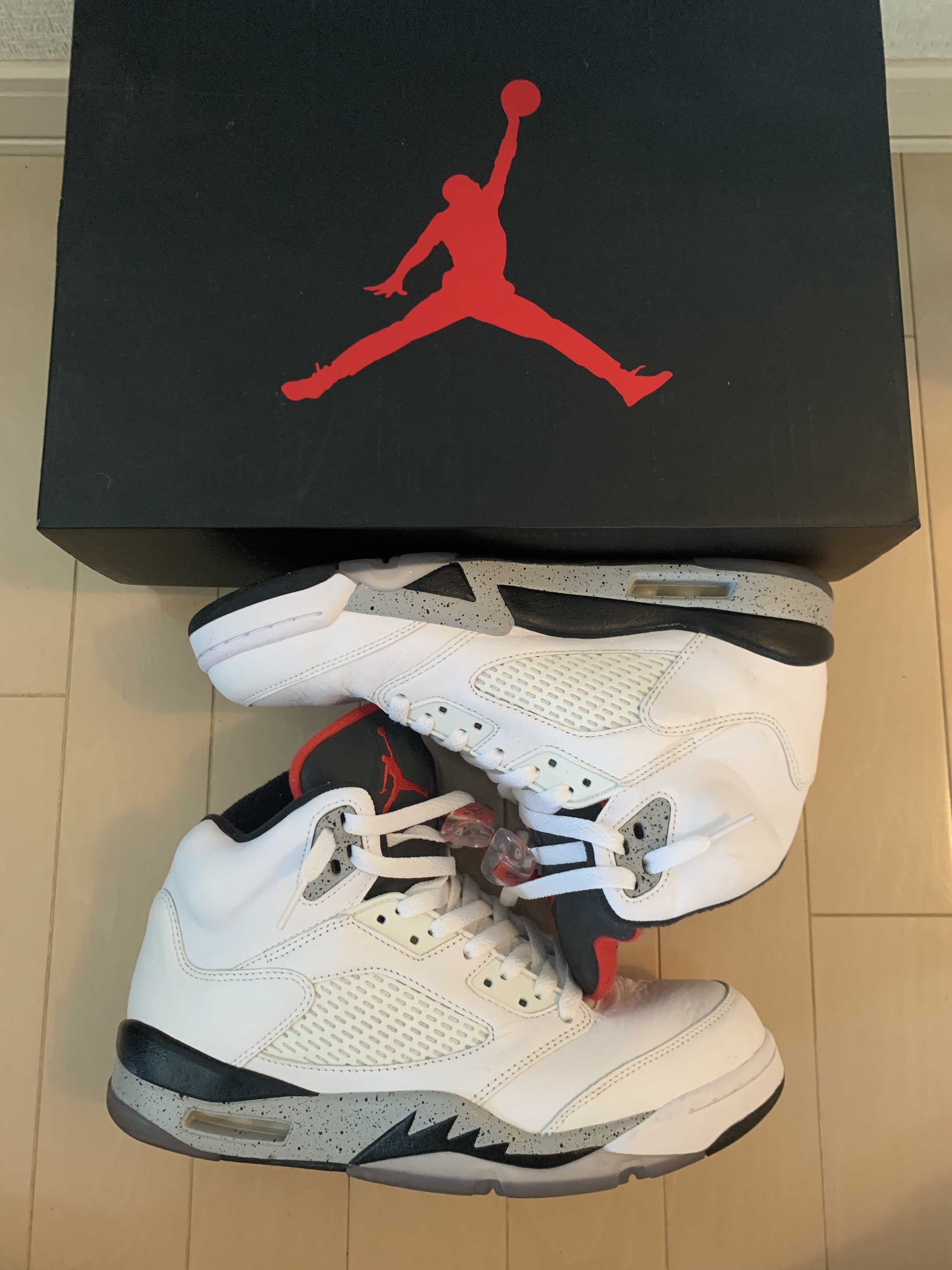 NIKE AIR JORDAN 5 RETRO "WHITE CET"