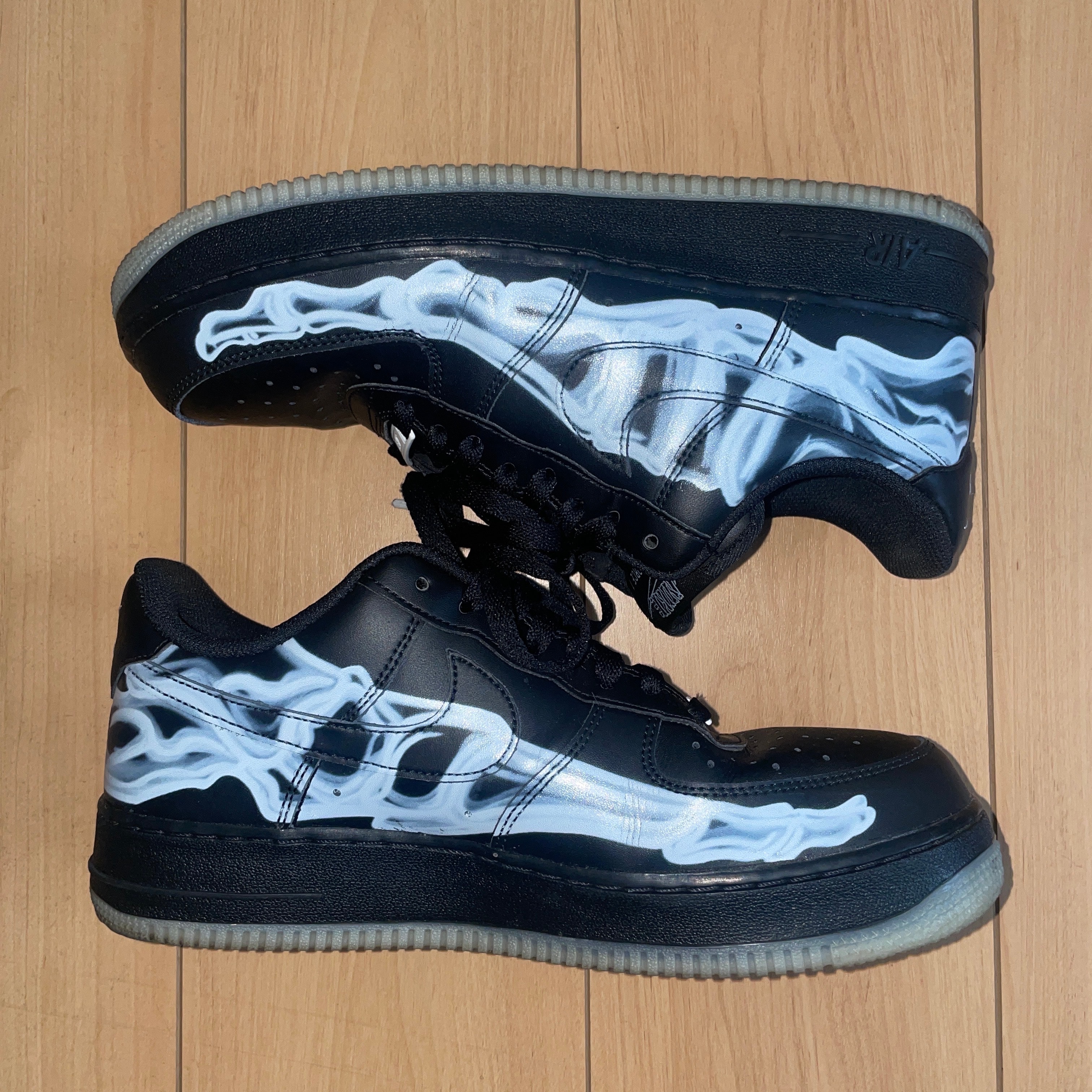 Nike Air Force 1 Low "Black Skeleton"