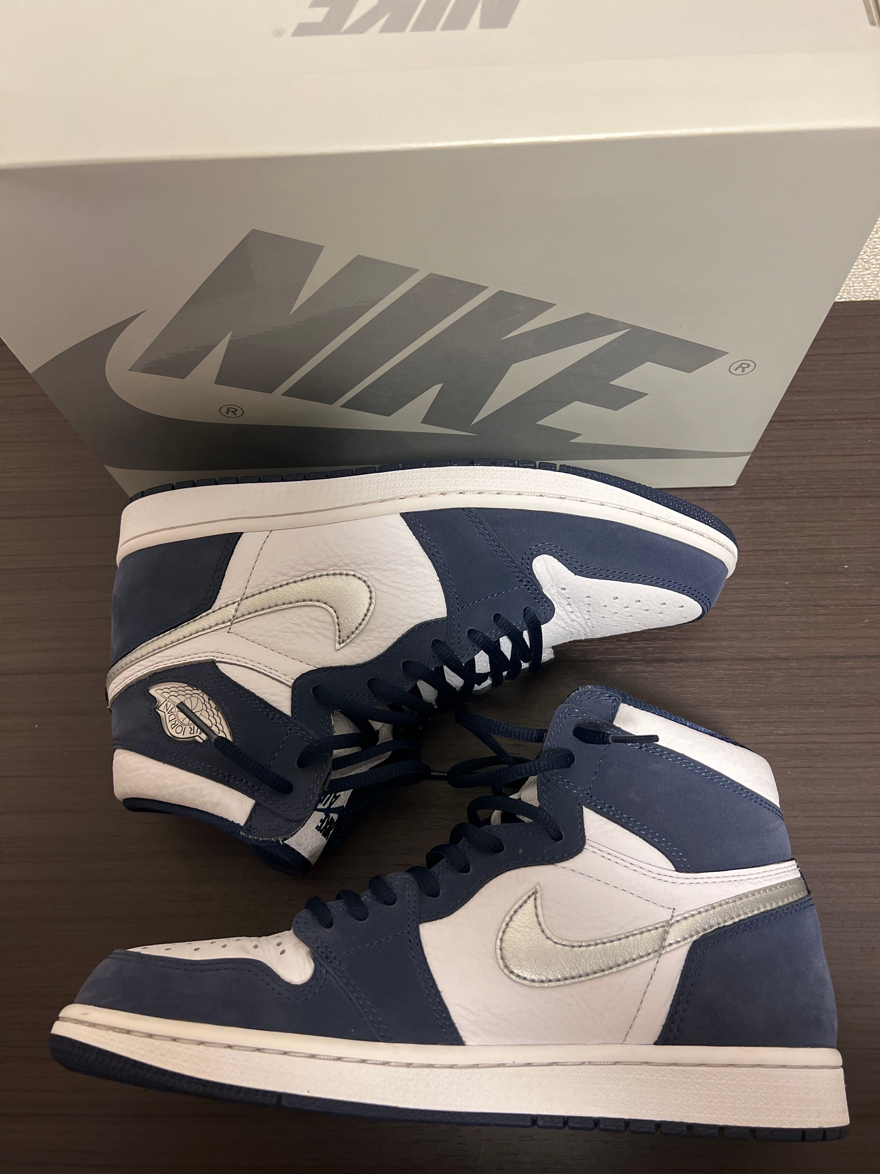 Nike Air Jordan 1 High OG CO.JP "White/Midnight Navy" (2020)(ブリーフケースなし)