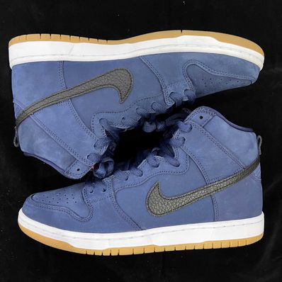 Nike SB Dunk High Orange Label "Obsidian/Black Light Gum Brown"