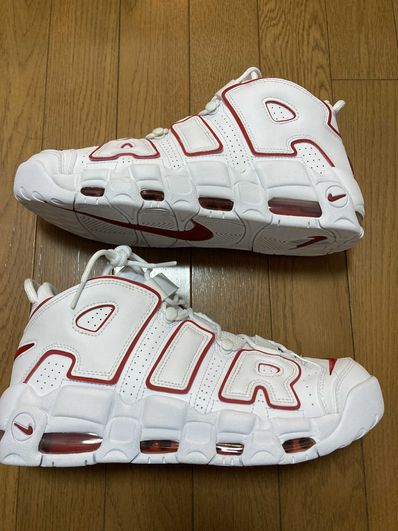 NIKE AIR MORE UPTEMPO "WHITE/VARSITY RED" (2021)