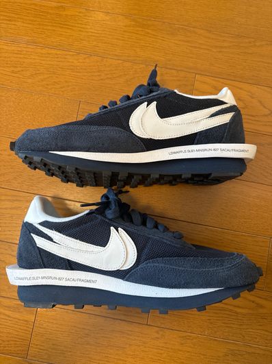 Fragment × sacai × Nike LD Waffle "Blackended Blue"