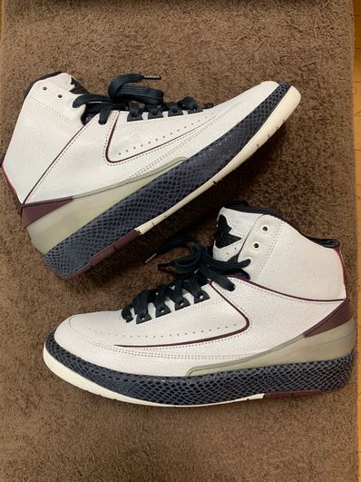 A Ma Maniere × Nike Air Jordan 2 "Airness/Sail and Burgundy"