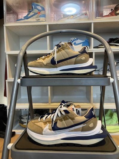 Sacai × Nike Vapor Waffle "Sesame And Blue Void"