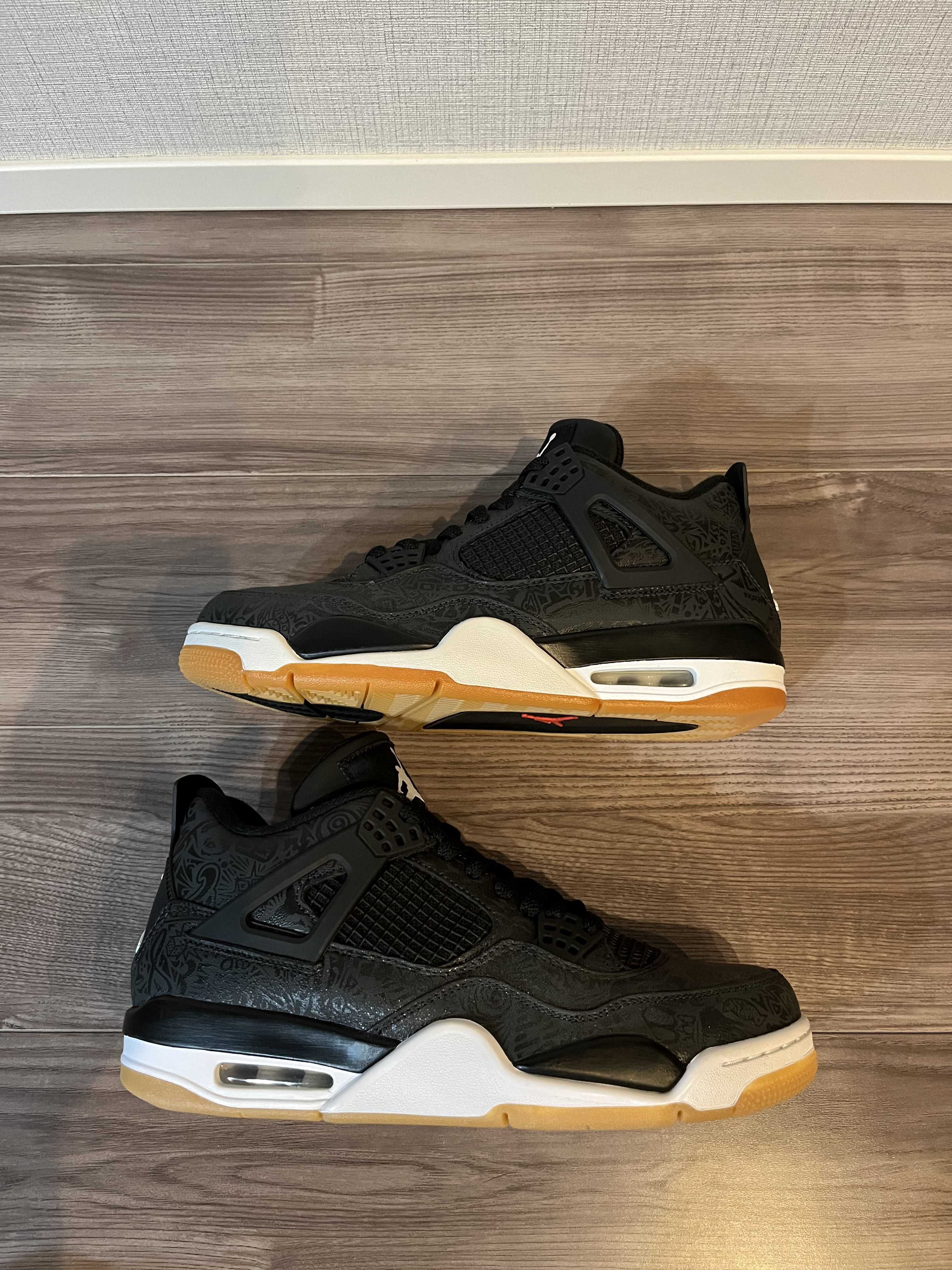 Nike Air Jordan 4 Retro "Laser Black/Gum"