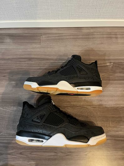 Nike Air Jordan 4 Retro "Laser Black/Gum"