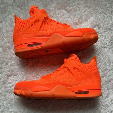 NIKE AIR JORDAN 4 RETRO "FLYKNIT ORANGE"