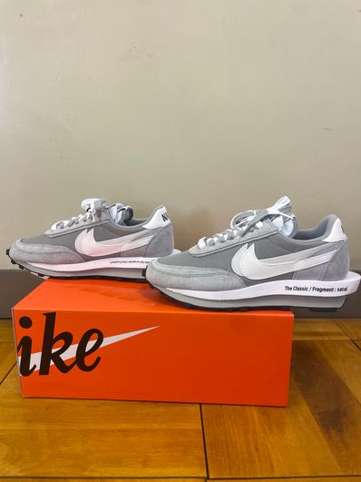 Fragment × sacai × Nike LD Waffle "Light Smoke Grey"