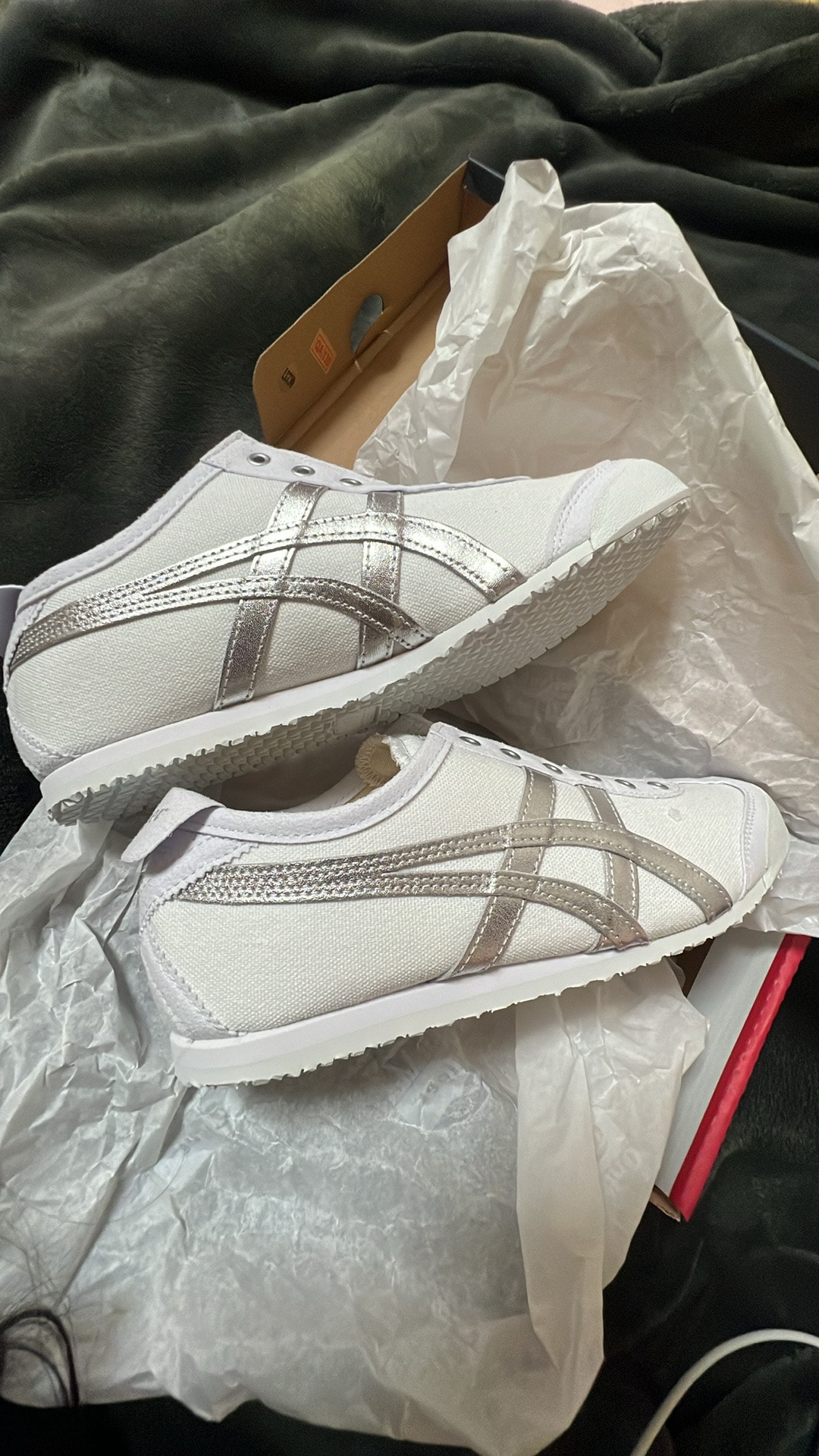 Onitsuka Tiger Mexico 66 Slip On "White/Pure Silver"