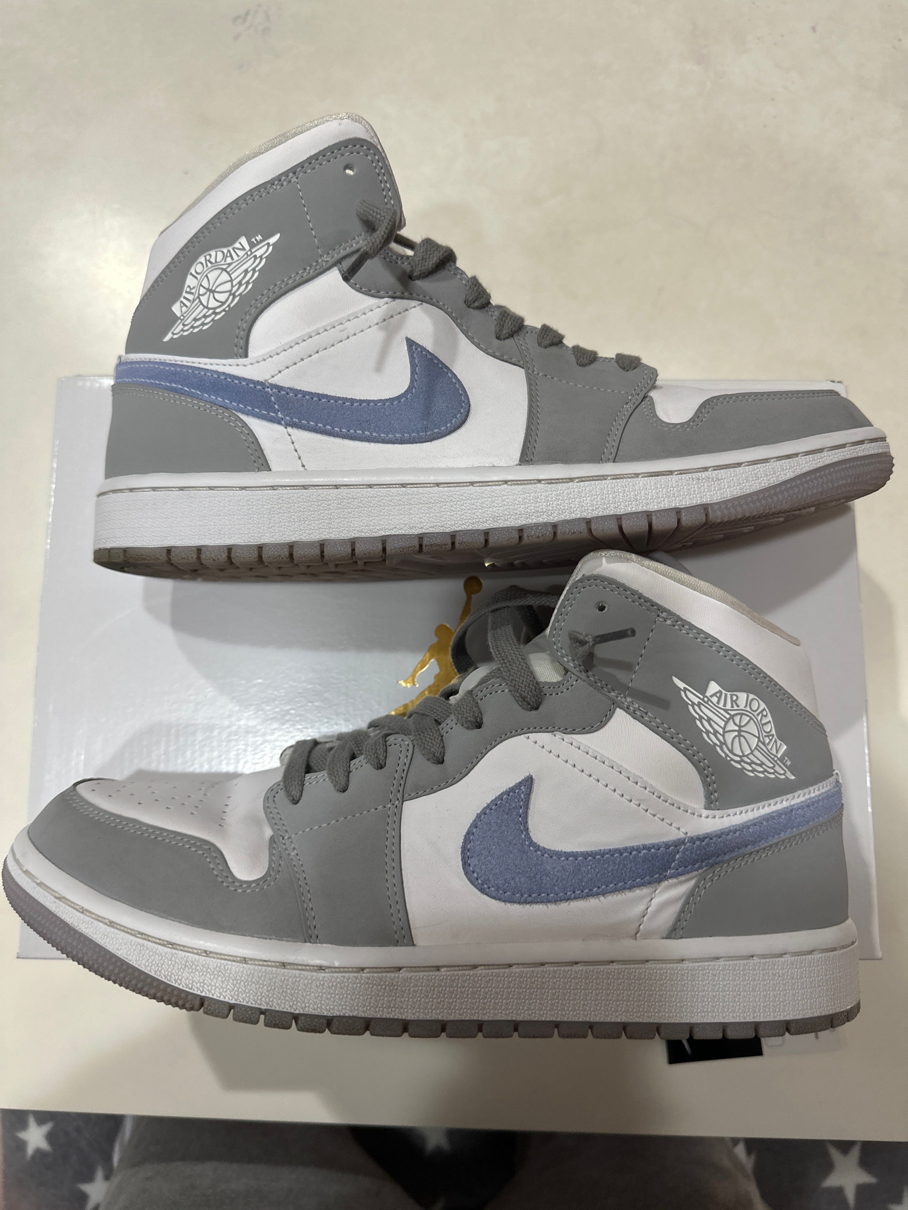 Nike Women's Air Jordan 1 Mid "Wolf Grey"