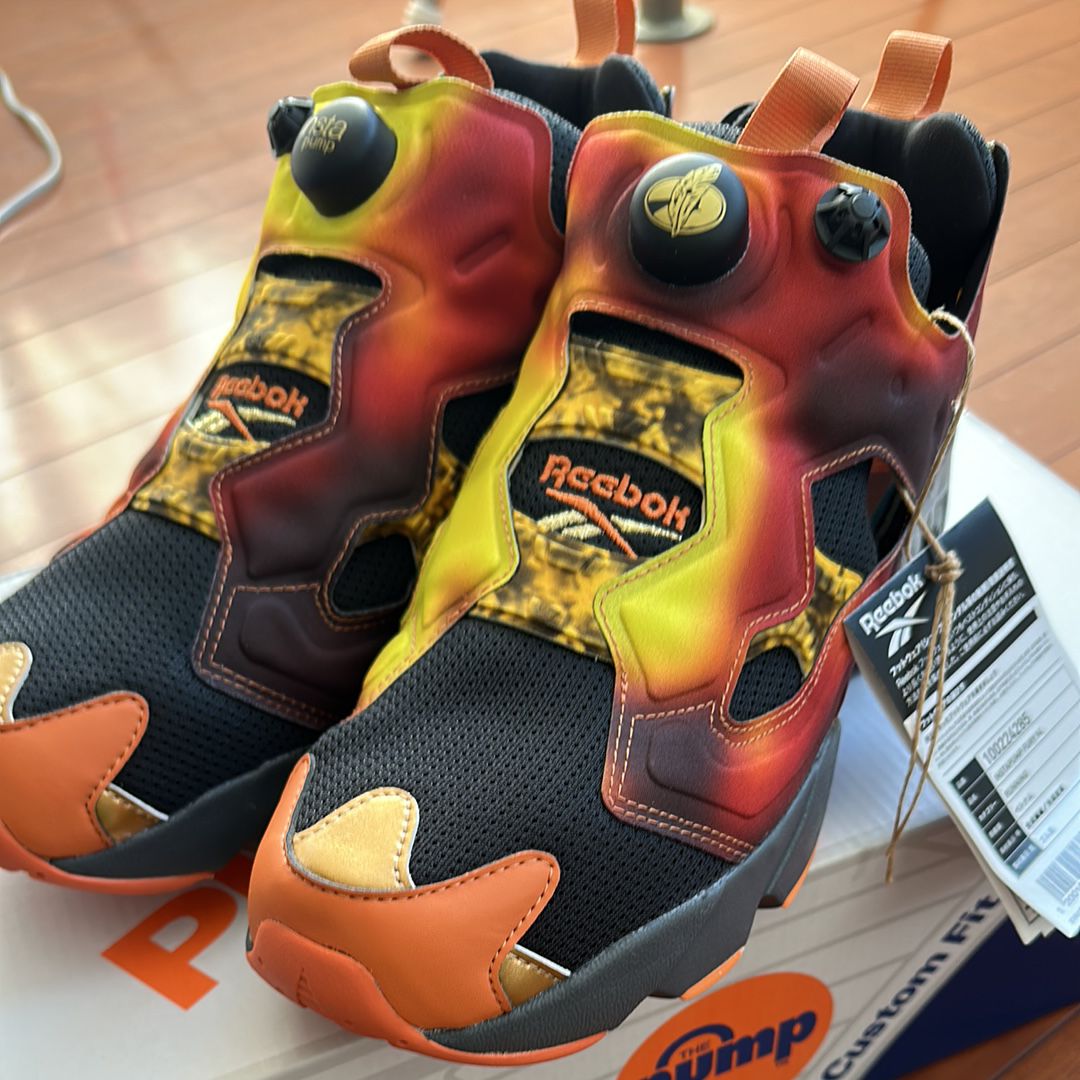 Koshi Inaba × Reebok Instapump Fury 94 MAGMA "Black/Orange"