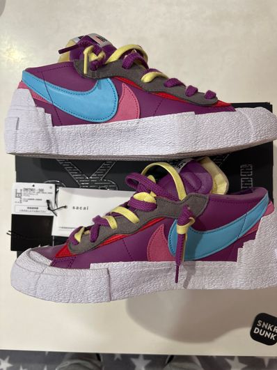 KAWS × sacai × Nike Blazer Low "Purple Dusk"