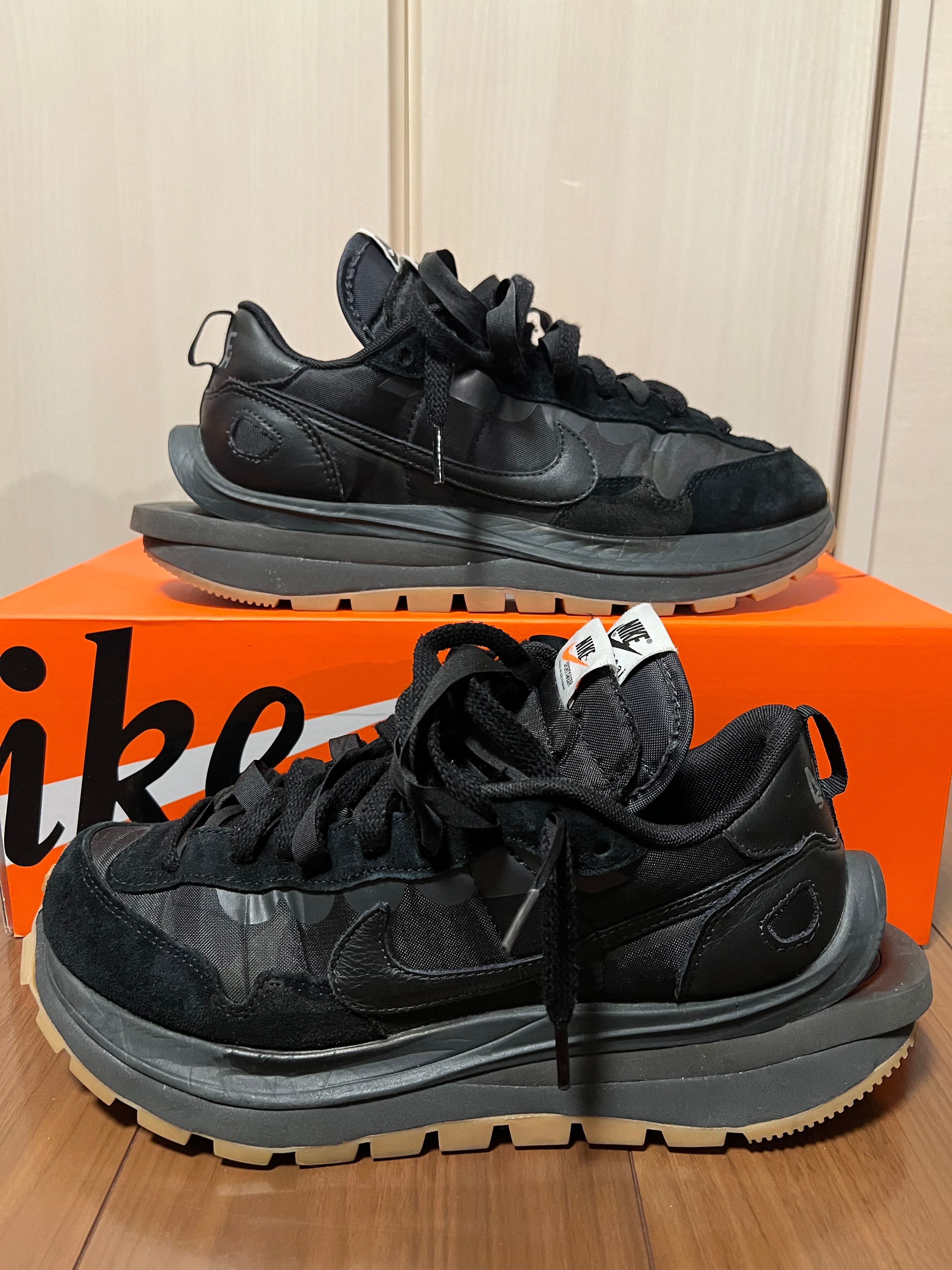 sacai × Nike VaporWaffle "Black Gum"