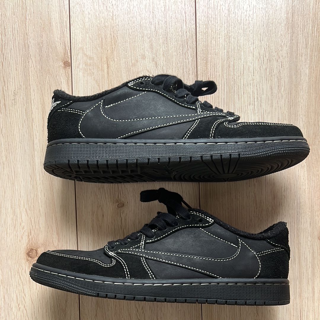 Travis Scott × Nike Air Jordan 1 Low OG SP "Black Phantom"