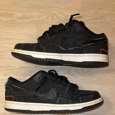 Wasted Youth × Nike SB Dunk Low "Black Denim" / VERDY