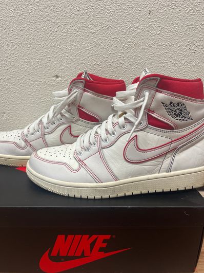 Nike Air Jordan 1 Retro High OG "Sail/University Red"