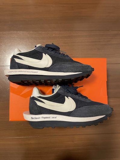 Fragment × sacai × Nike LD Waffle "Blackended Blue"