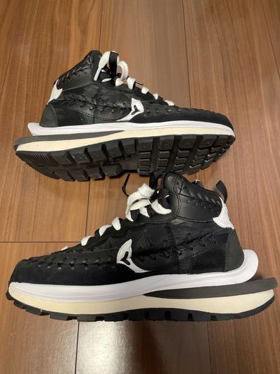 Jean-Paul Gaultier × sacai × Nike Vapor Waffle "Black/Black-White"