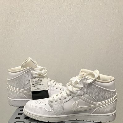 Nike Air Jordan 1 Mid "Triple White"(2020)