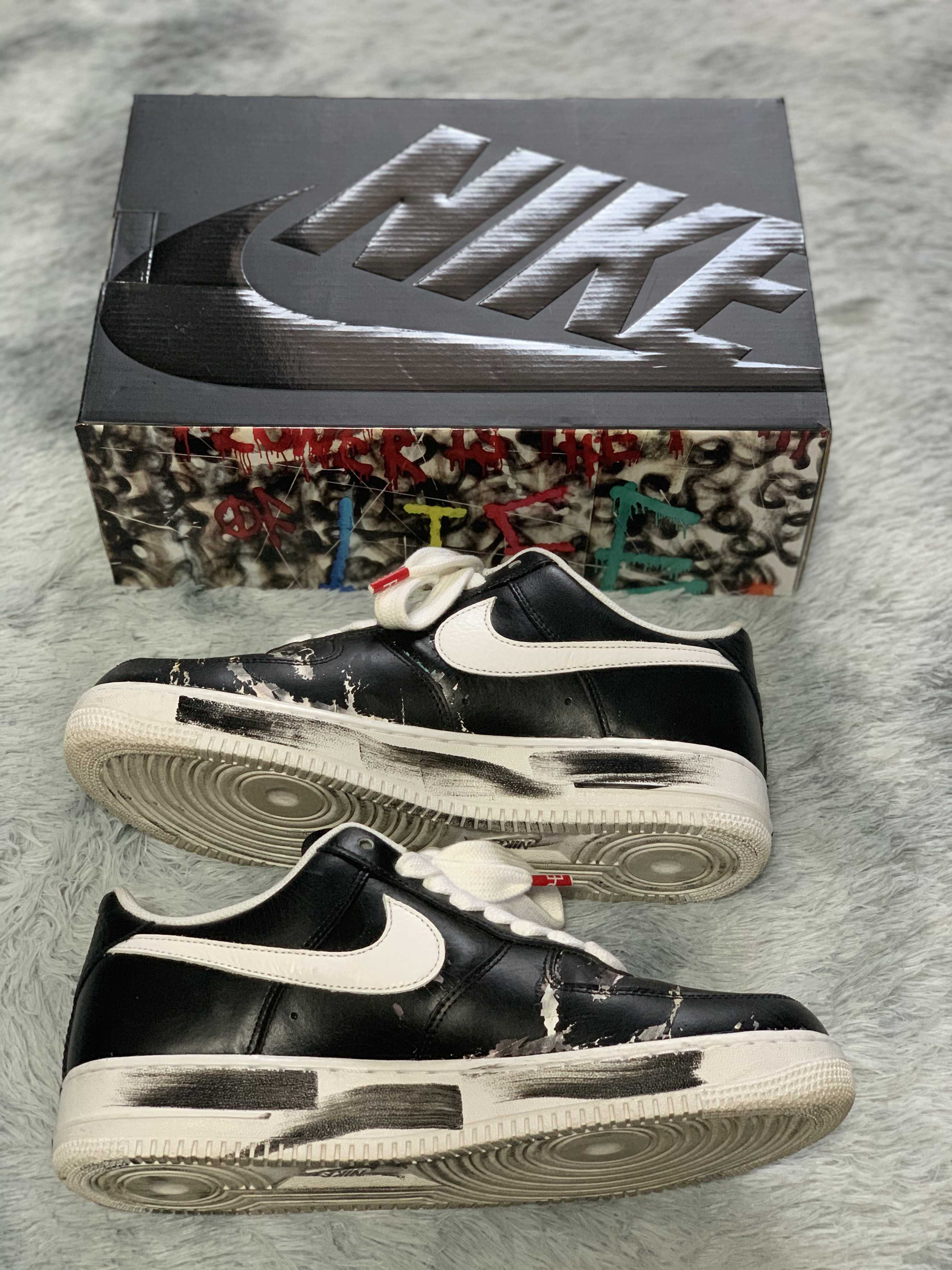 PEACEMINUSONE × Nike Air Force 1 Low Para Noise "Black" / G-DRAGON