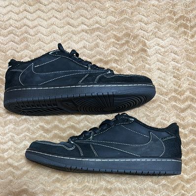 Travis Scott × Nike Air Jordan 1 Low OG SP "Black Phantom"