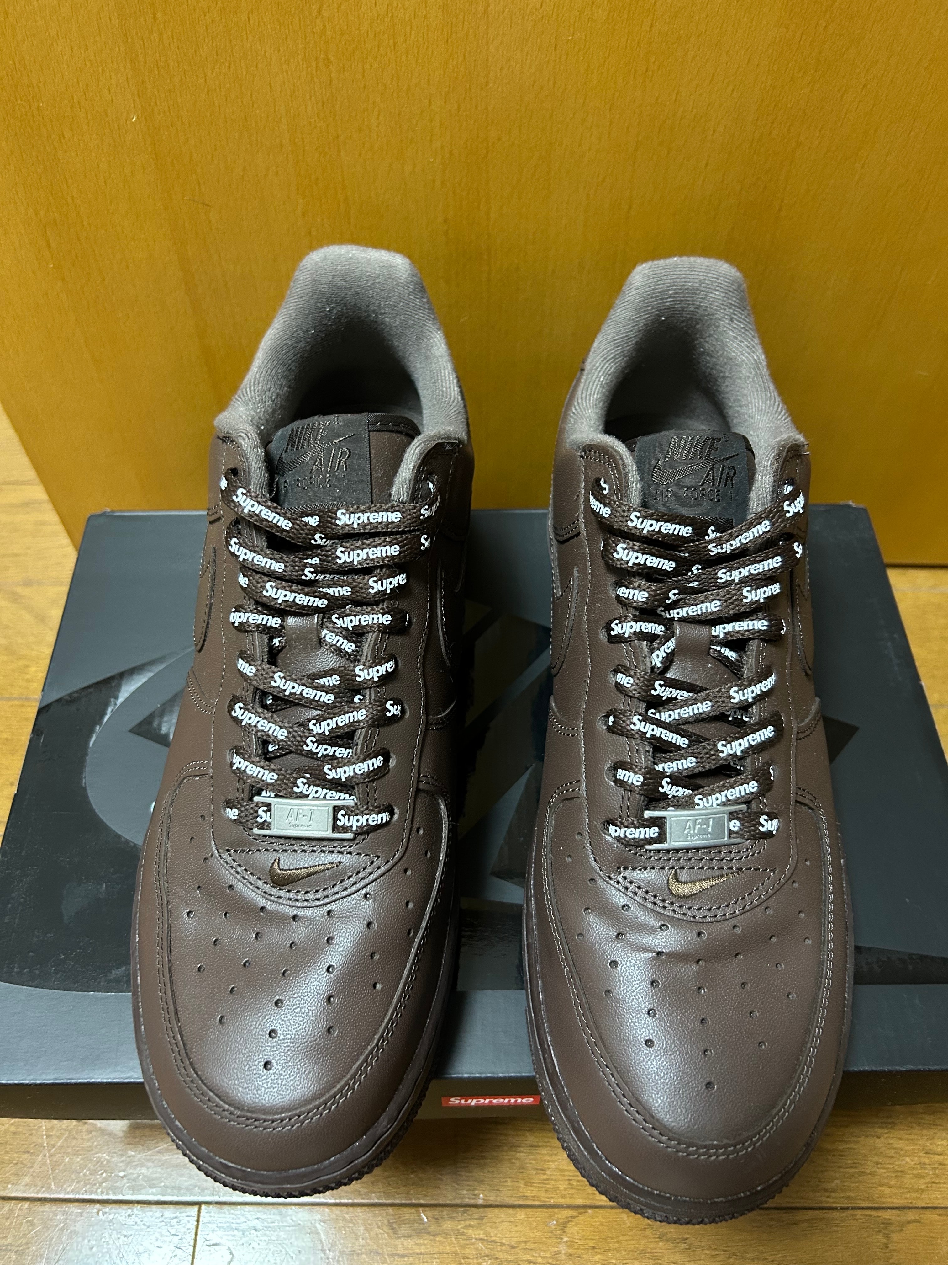 Supreme × Nike Air Force 1 Low "Baroque Brown"