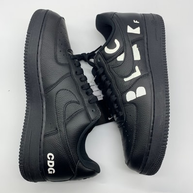 BLACK COMME des GARCONS × Nike Air Force 1 Low Retro "Black"