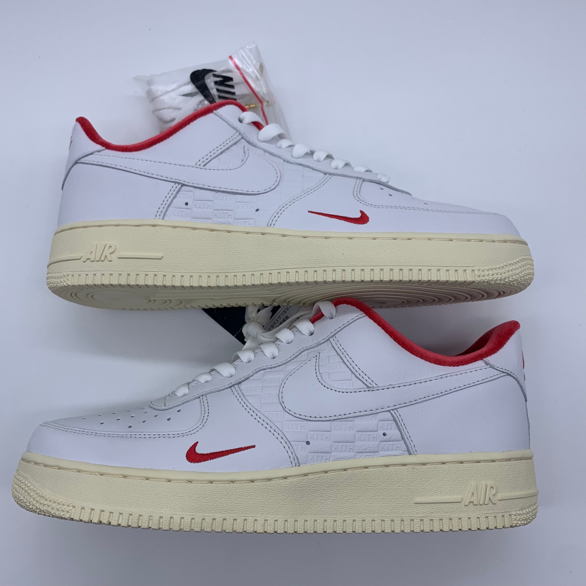 KITH × Nike Air Force 1 Low "White/Red"