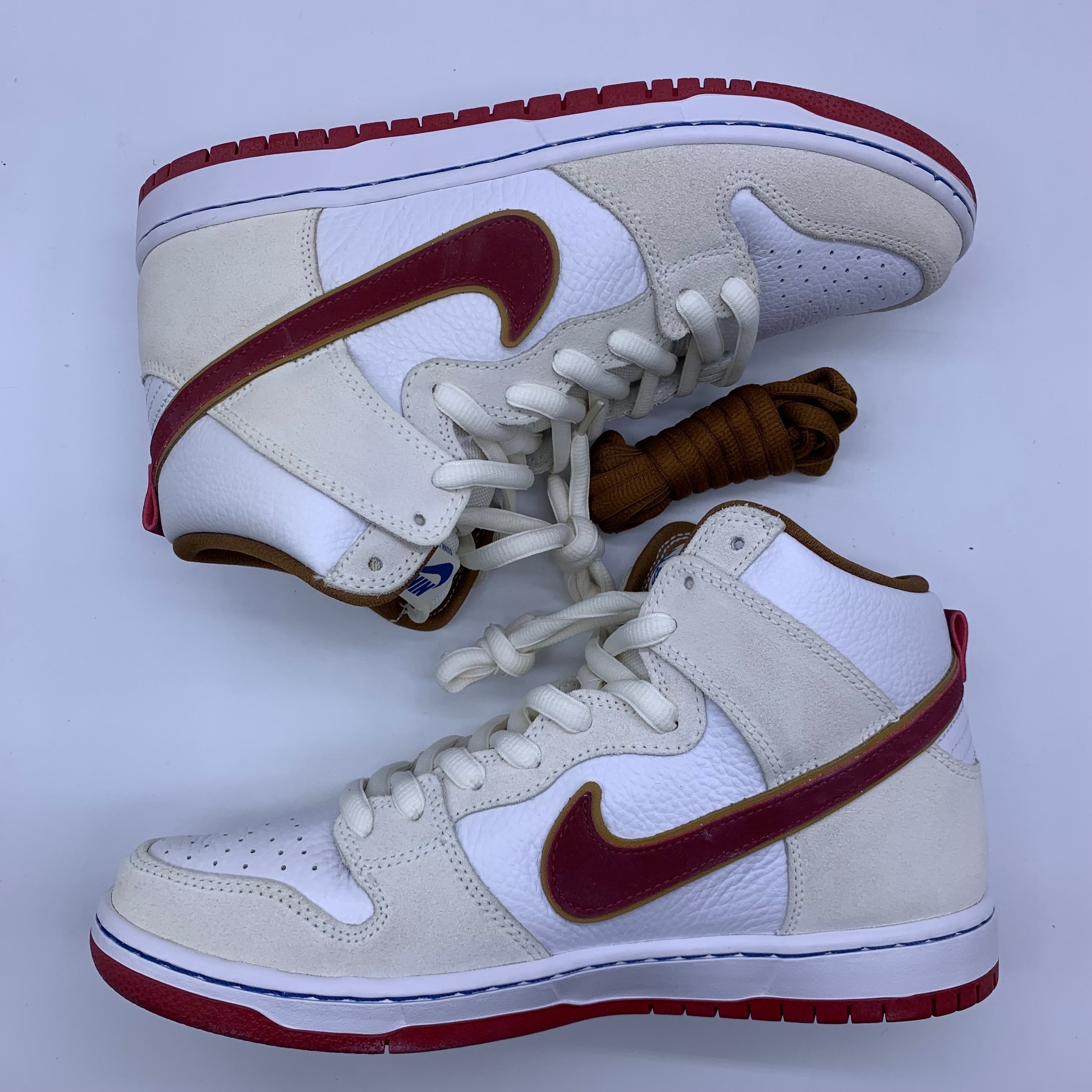 Nike Dunk High Pro "Sail/Team Crimson"
