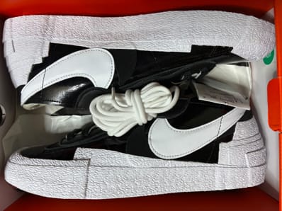 sacai × Nike Blazer Low "Black Patent Leather"