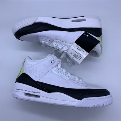 Fragment × Nike Air Jordan 3 "White/Black"