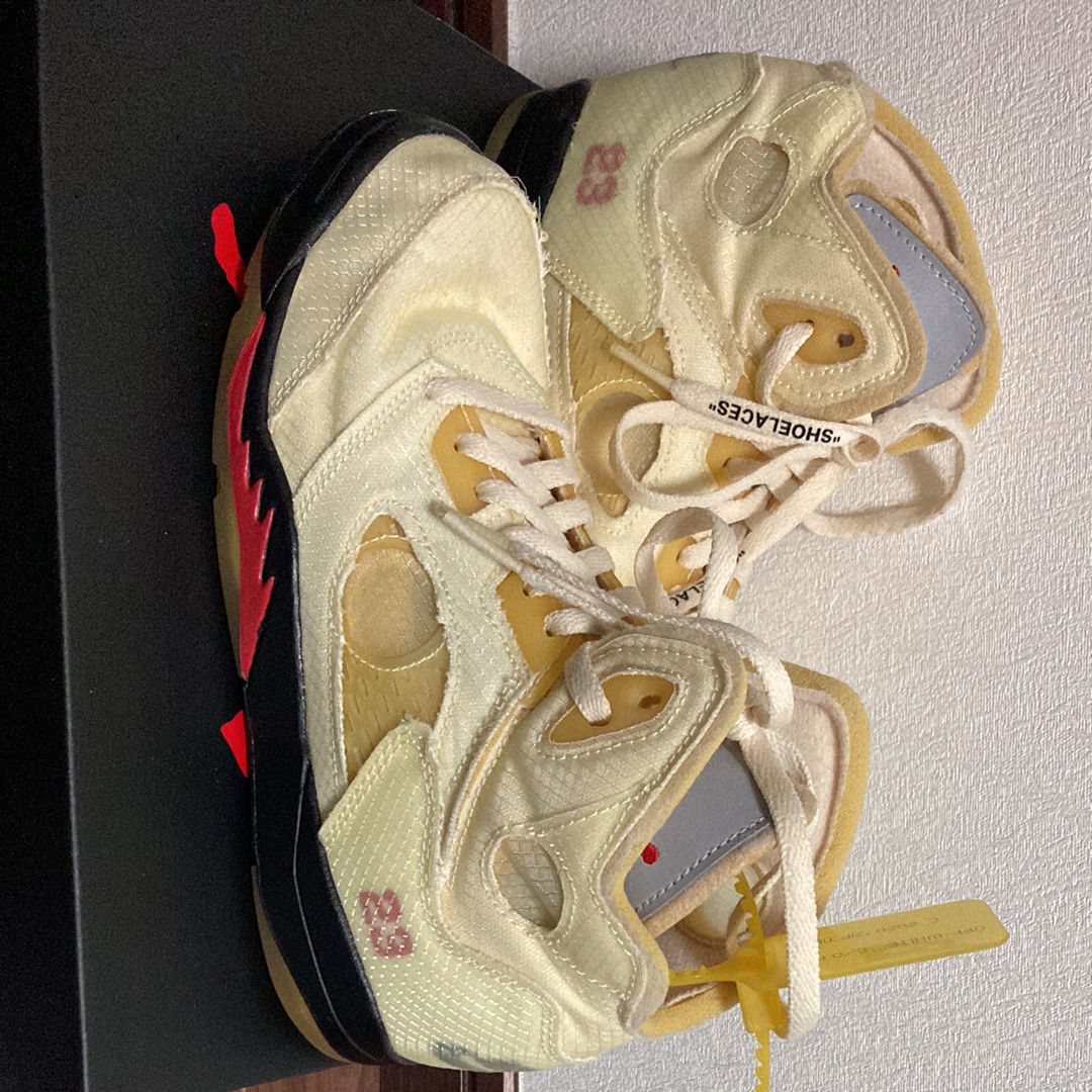 Off-White × Nike PS Air Jordan5 "Sail"