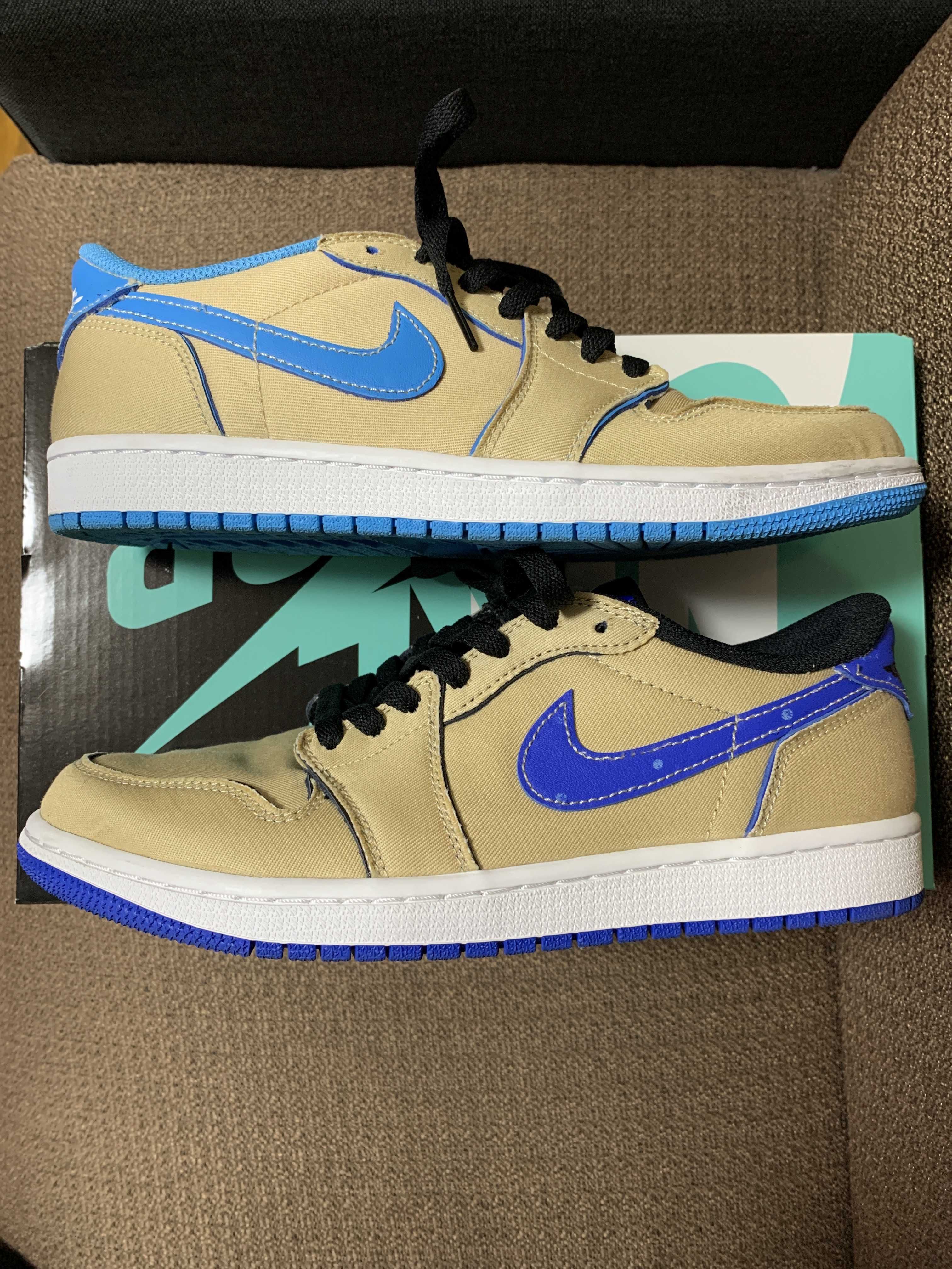 Nike SB Air Jordan 1 Low "Desert Ore/Royal Blue" 