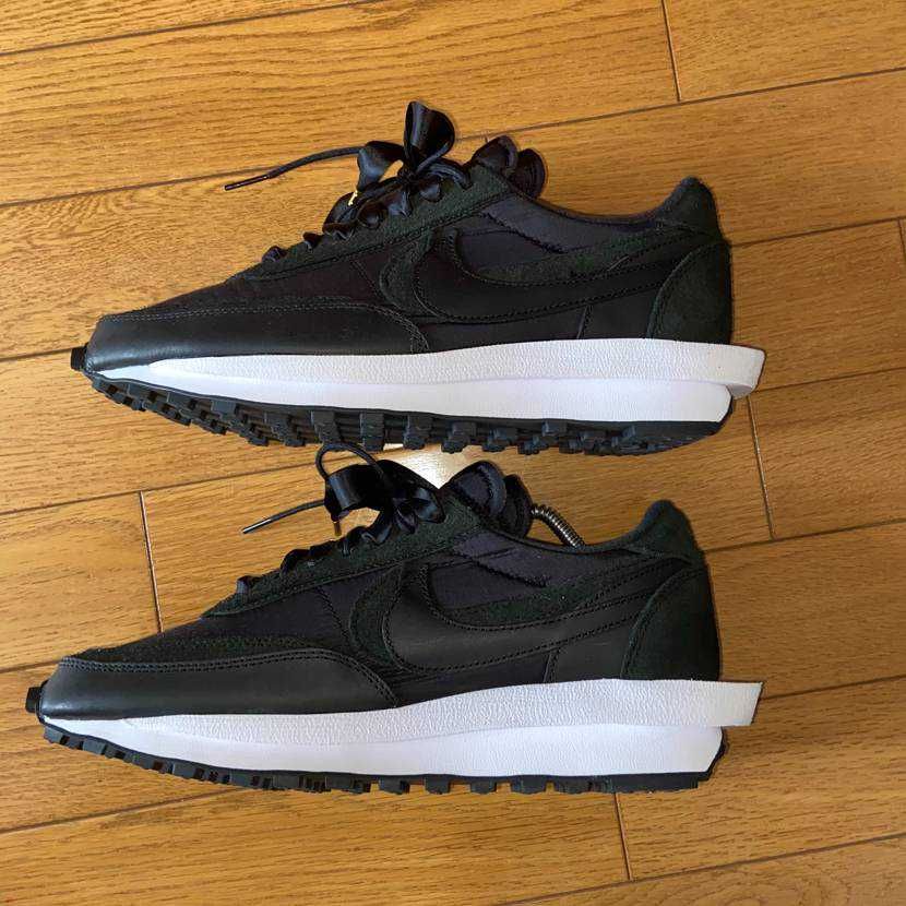 sacai × Nike LDV Waffle "Triple Black"