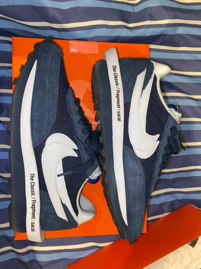 Fragment × sacai × Nike LD Waffle "Blackended Blue"