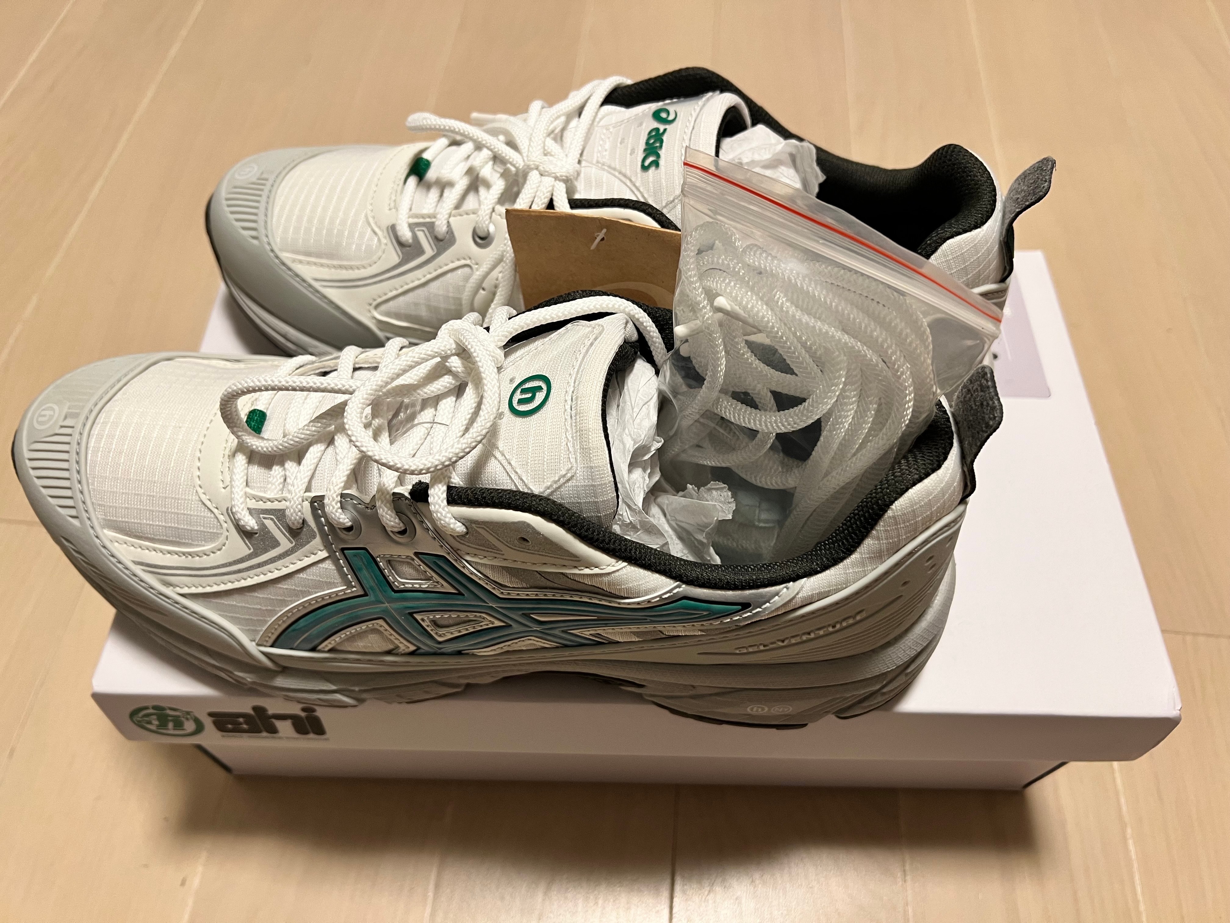Hidden NY × Asics Gel-Venture 6 Shield "White/Wasabi"