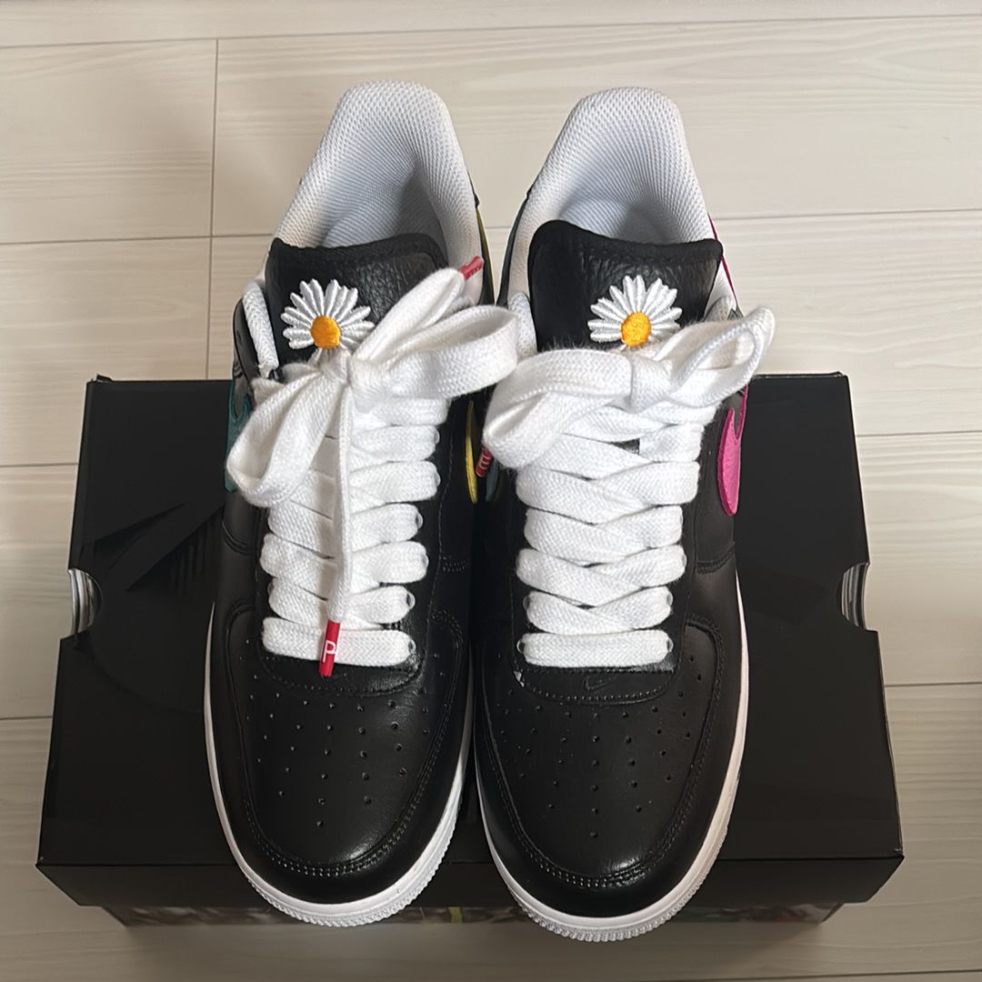 PEACEMINUSONE × Nike Air Force 1 Low '07 Para-Noise 3.0 "Black and Multi-Color" / G-DRAGON