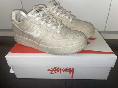 Stussy × Nike Air Force 1 Low "Fossil Stone"