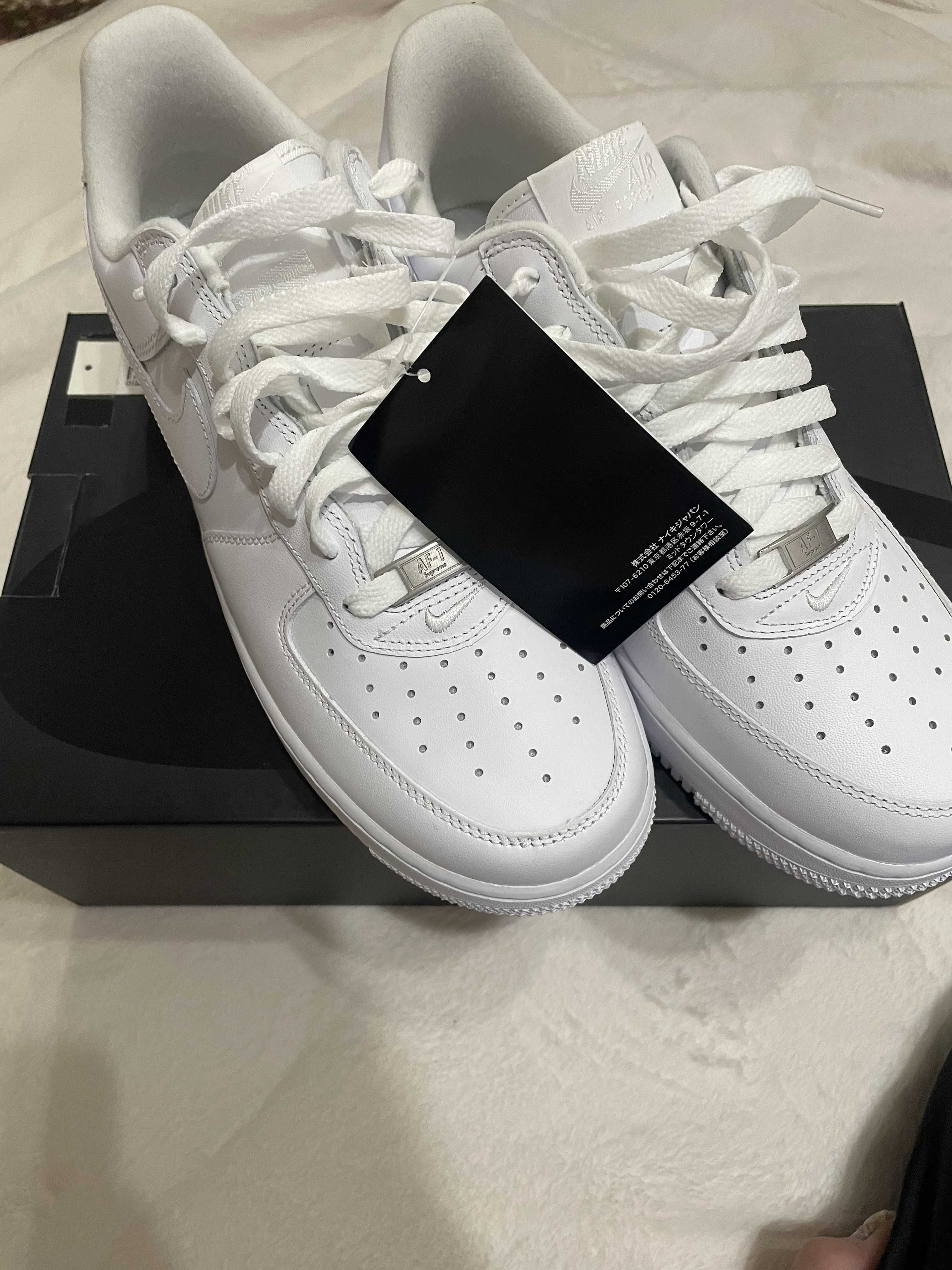 Supreme × Nike Air Force 1 Low "White"