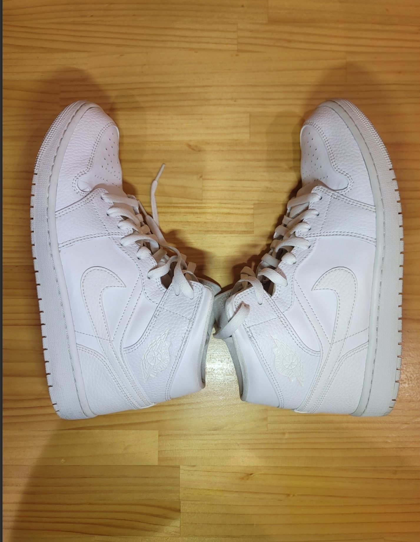 Nike Air Jordan 1 Mid "Triple White"(2020)