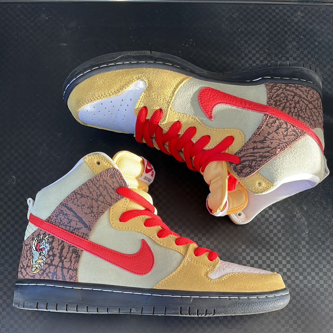 Color Skates x Nike SB Dunk High "Kebab And Destroy"